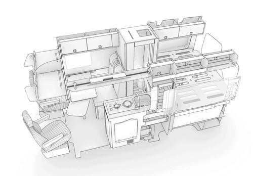 Crafter camper van - camper,